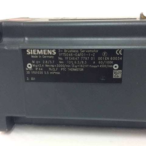 SIEMENS 1FT5046-0AF01-1-Z