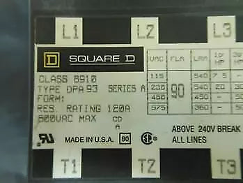 SQUARE D DPA93