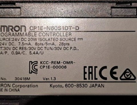 OMRON CP1E-N60S1DT-D