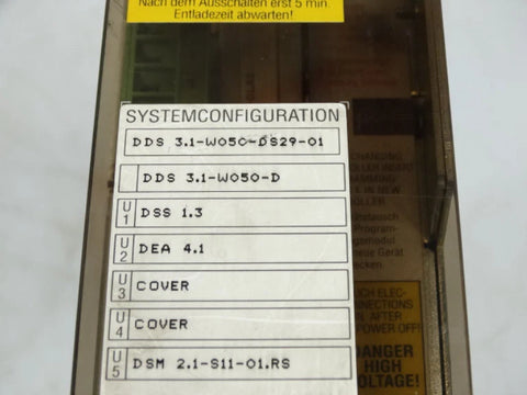 INDRAMAT DDS 3.1-W050-DS29-01