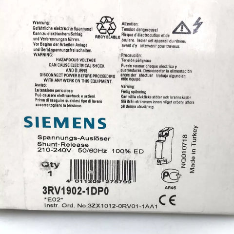 Siemens 3RV1902-1DP0