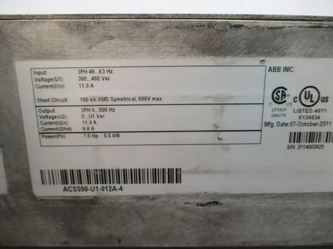 ABB ACS550-U1-012A-4