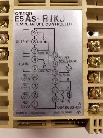 OMRON E5 AS-RIKJ