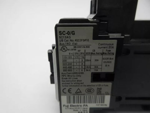 FUJI ELECTRIC 4GC0F0M10