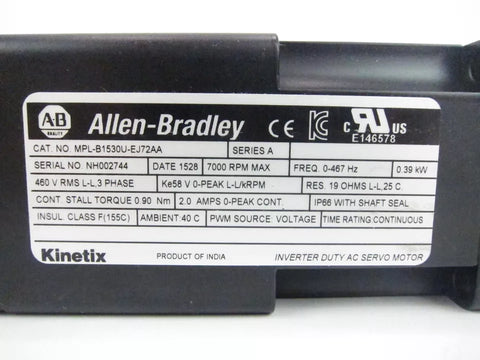 ALLEN BRADLEY MPL-B1530U-EJ72AA