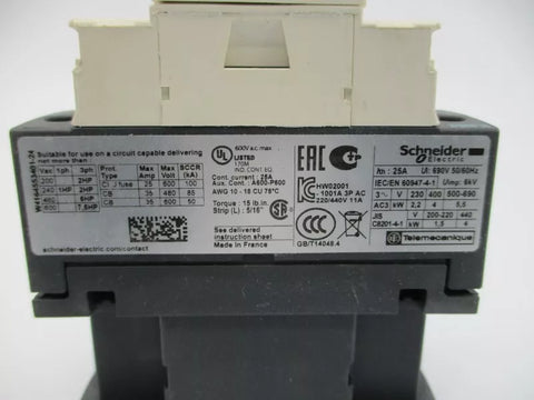 SCHNEIDER ELECTRIC LC1D09LE7