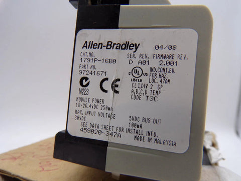 ALLEN BRADLEY 1791P-16B0