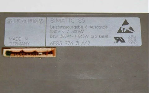 Siemens 6ES5776-7LA12