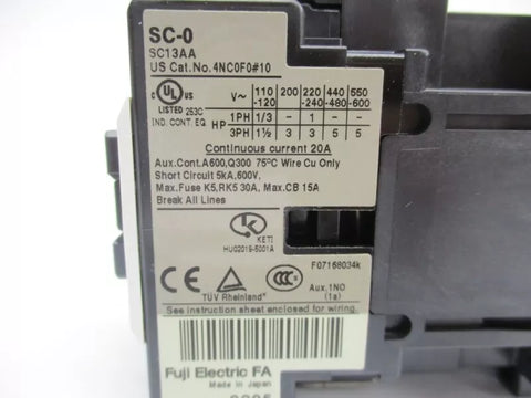 FUJI ELECTRIC 4NC0F0210
