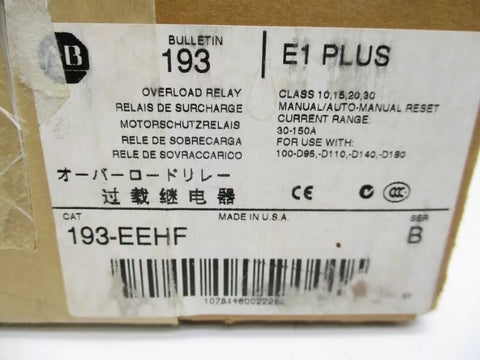 ALLEN BRADLEY 193-EEHF
