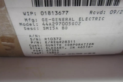 GENERAL ELECTRIC 44A297005-G02