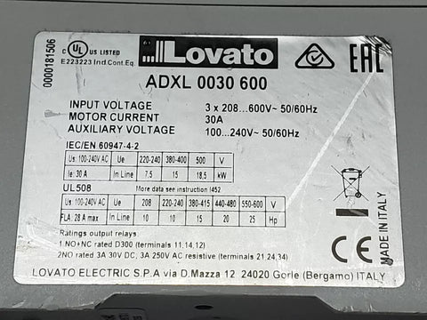 LOVATO ADXL 0030 600