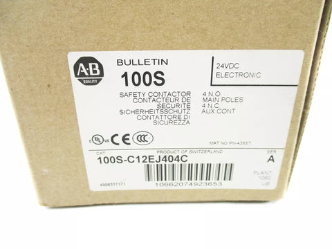 ALLEN BRADLEY 100S-C12EJ404C