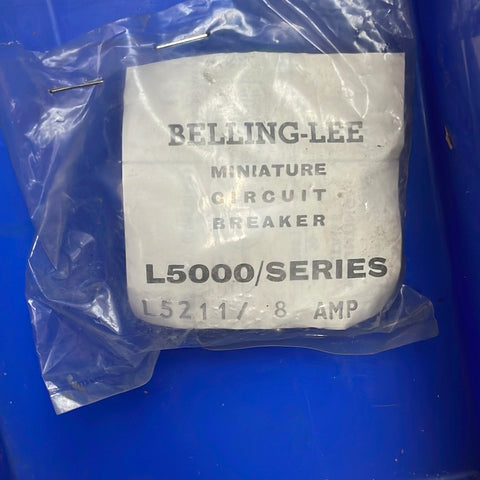 BELLING -LEE MINIATURE CIRCUIT BREAKER L5000/SERIES L5211/8 AMP