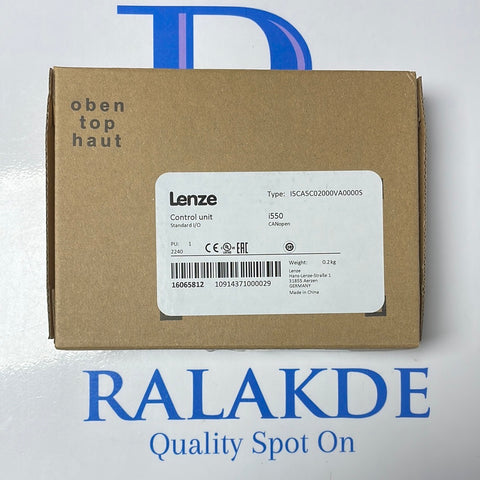 LENZE CONTROL UNIT STANDARD I/O I5CA5C02000VA0000S