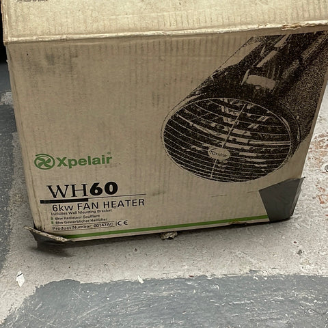 XPELAIR WH60 6kw fan heater