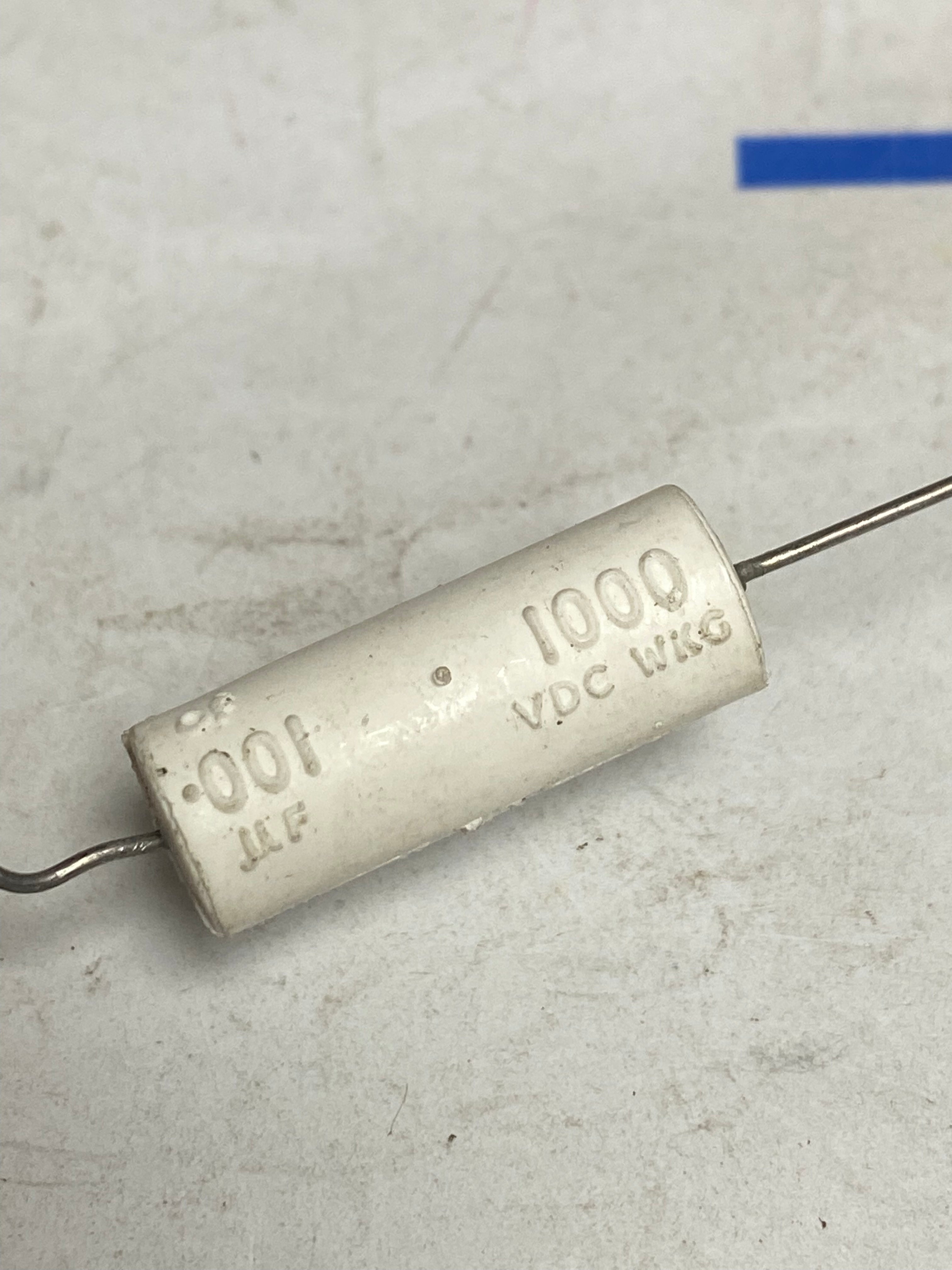 1000 VDC WKG .001 uF