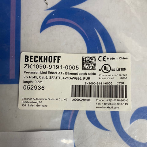 Beckhoff ZK1090-9191-0005