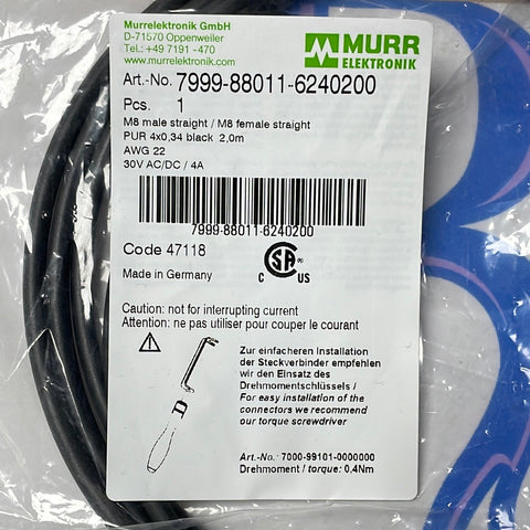 MURR ELEKTRONIK 7999-88011-6240200