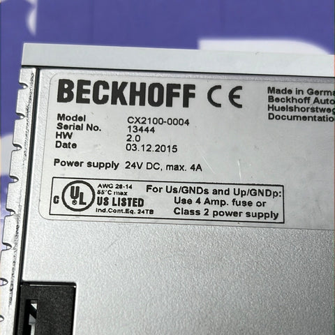 BECKHOFF CX2100-0004