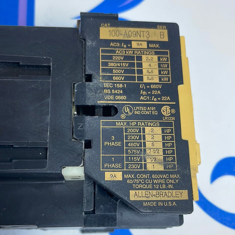 ALLEN BRADLEY 100-A09ND3