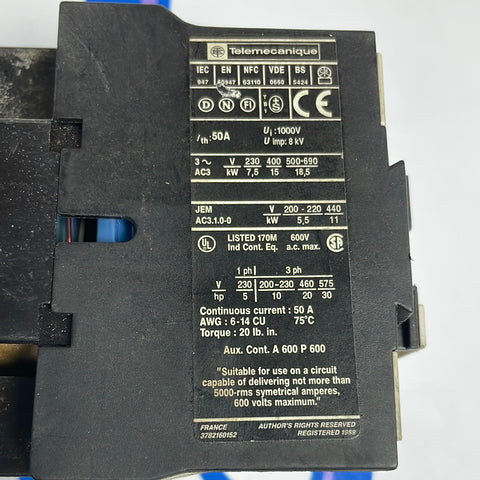 SCHNEIDER ELECTRIC TELEMECANIQUE LP1-D3210