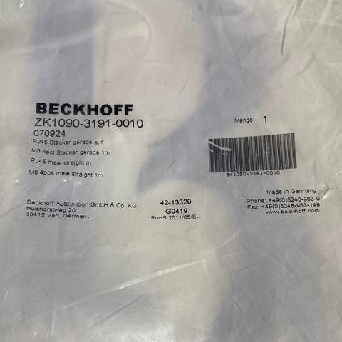 Beckhoff ZK1090-3191-0010