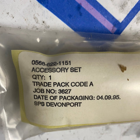 0568-622-1151 ACCESSORY SET TRADE PACK CODE A SPS DEVONPORT