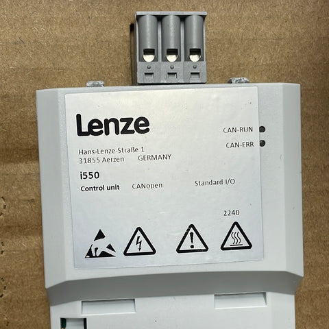 LENZE CONTROL UNIT STANDARD I/O I5CA5C02000VA0000S