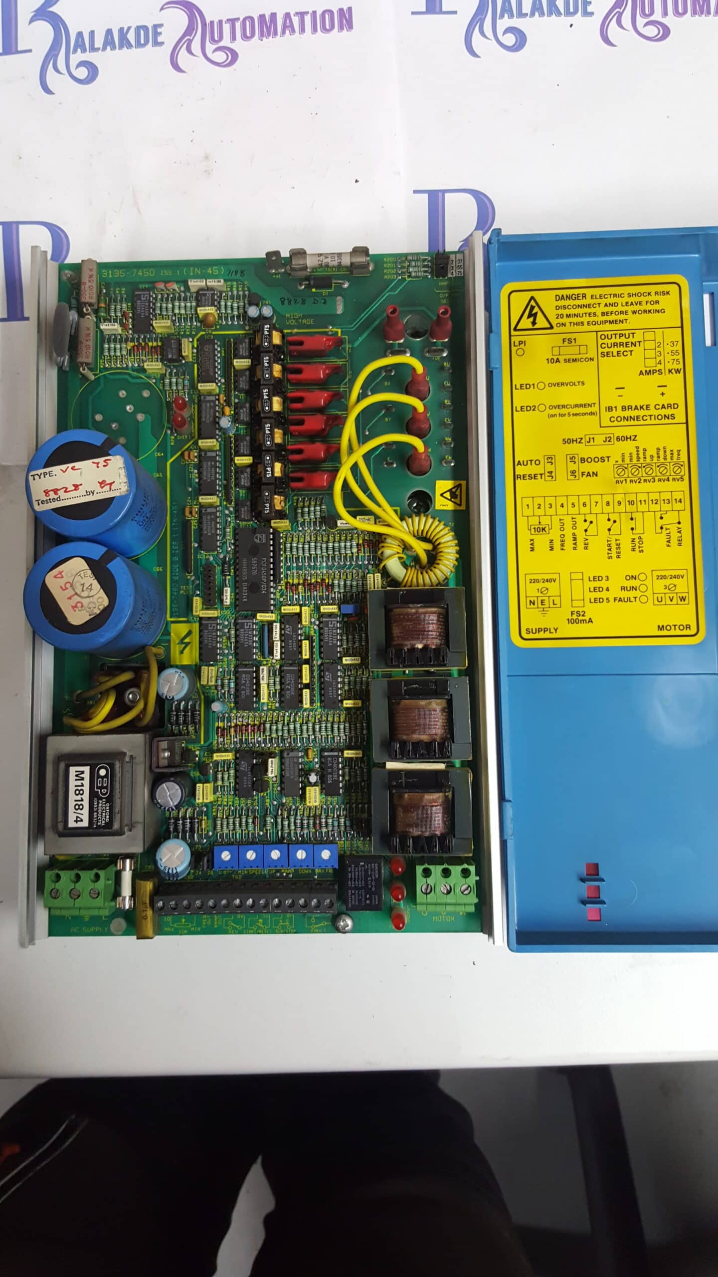 Jaguar / IMO cub Variable frequency inverter VC 75 estimated retail price £920-3063