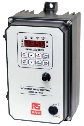 RS Pro RSDA Inverter Drive 0.75 kW with EMC Filter, 3-Phase In Repair Service-0